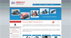 Desktop Screenshot of geekayindustrial.com